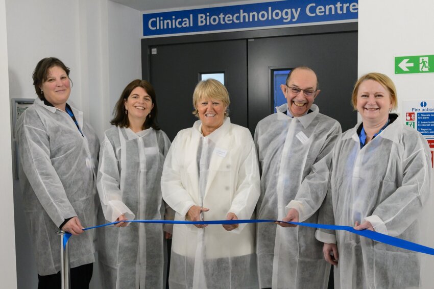 Cutting the ribbon to the Clinical Biotechnology Centre